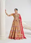 Kf 128 Mustard Dola Silk Party Wear Lehengas Suppliers In India
